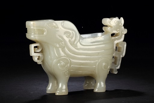白玉酒盞